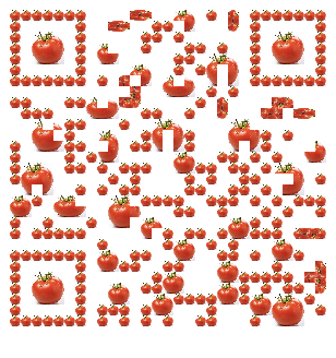 Custom QR Code preview for QRFruit page